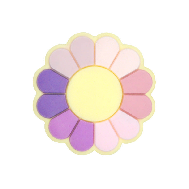 Al por mayor 100 piezas de 100 piezas/paquete de forma de flores de silicona TEATER